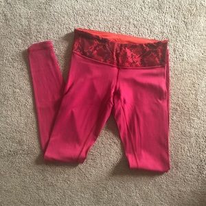 Lululemon Reversible Wunder Under Full on Luon